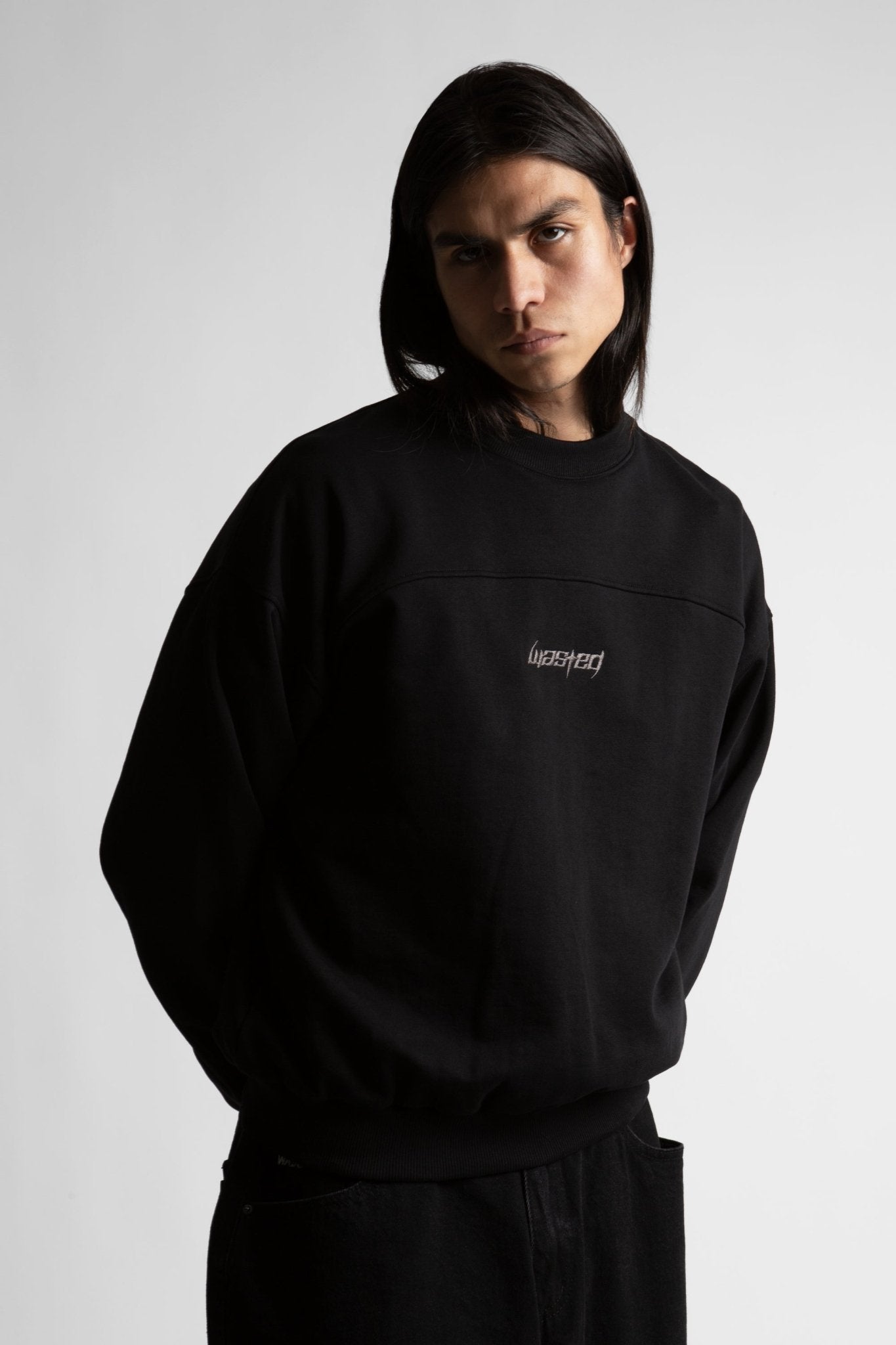 Crewneck Boxy Switchblade - WASTED PARIS