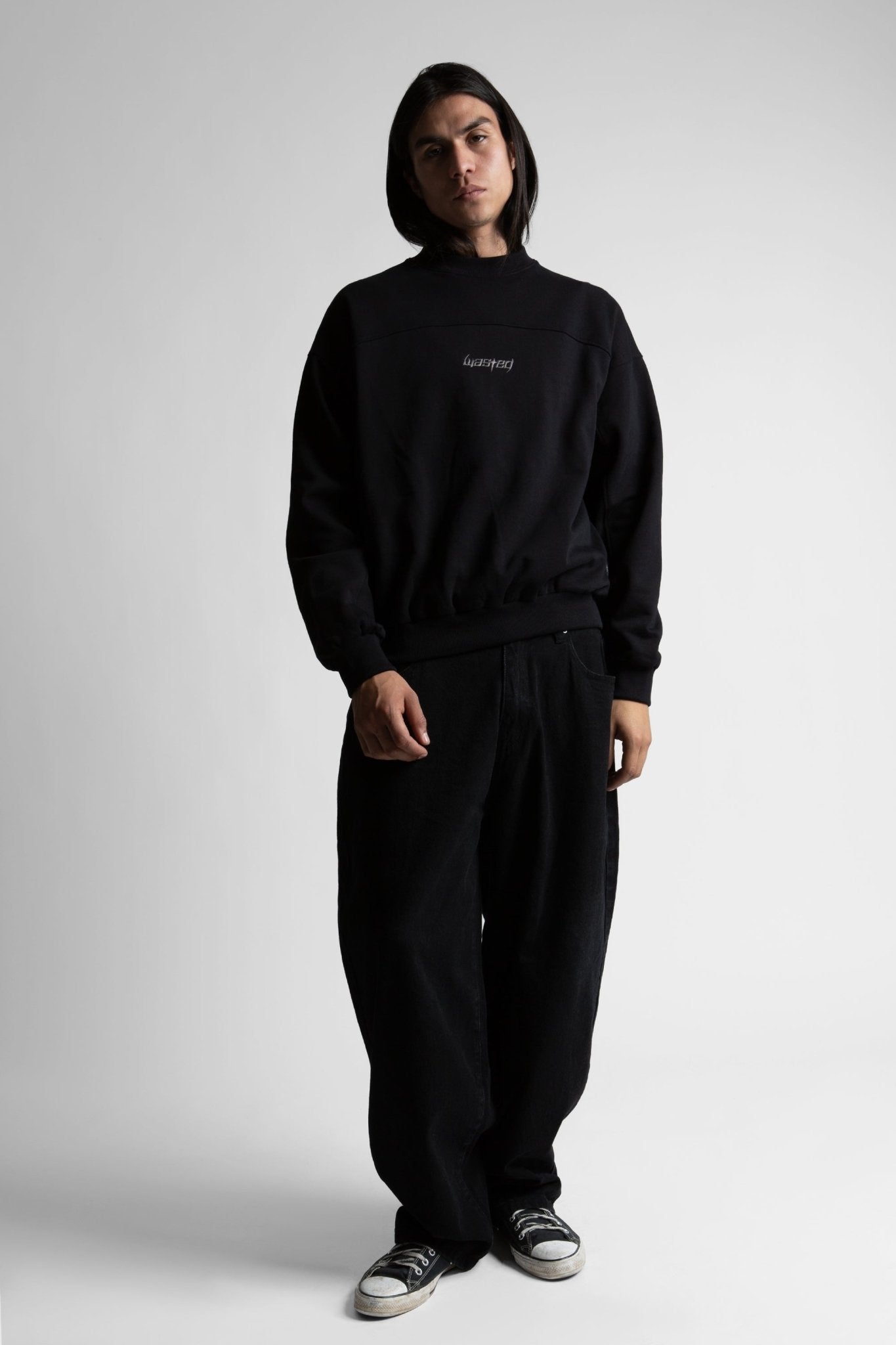 Crewneck Boxy Switchblade - WASTED PARIS