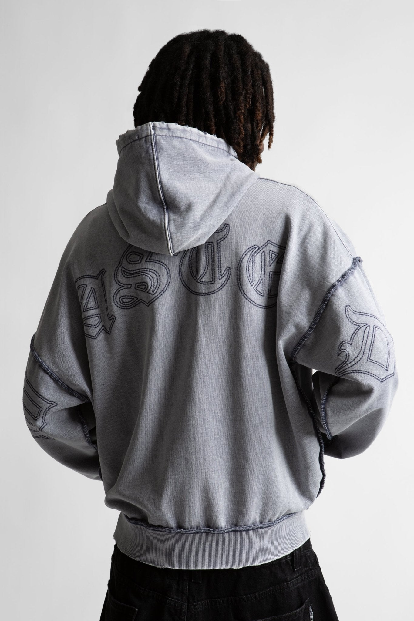 Hoodie Kingdom Curve Faded - WASTED PARIS