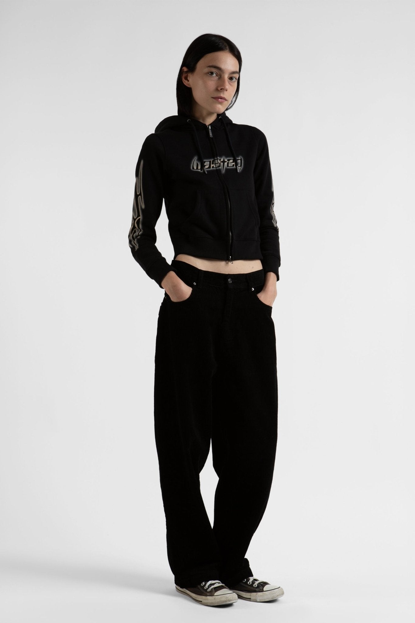 Hoodie Zip Blade Wmn - WASTED PARIS