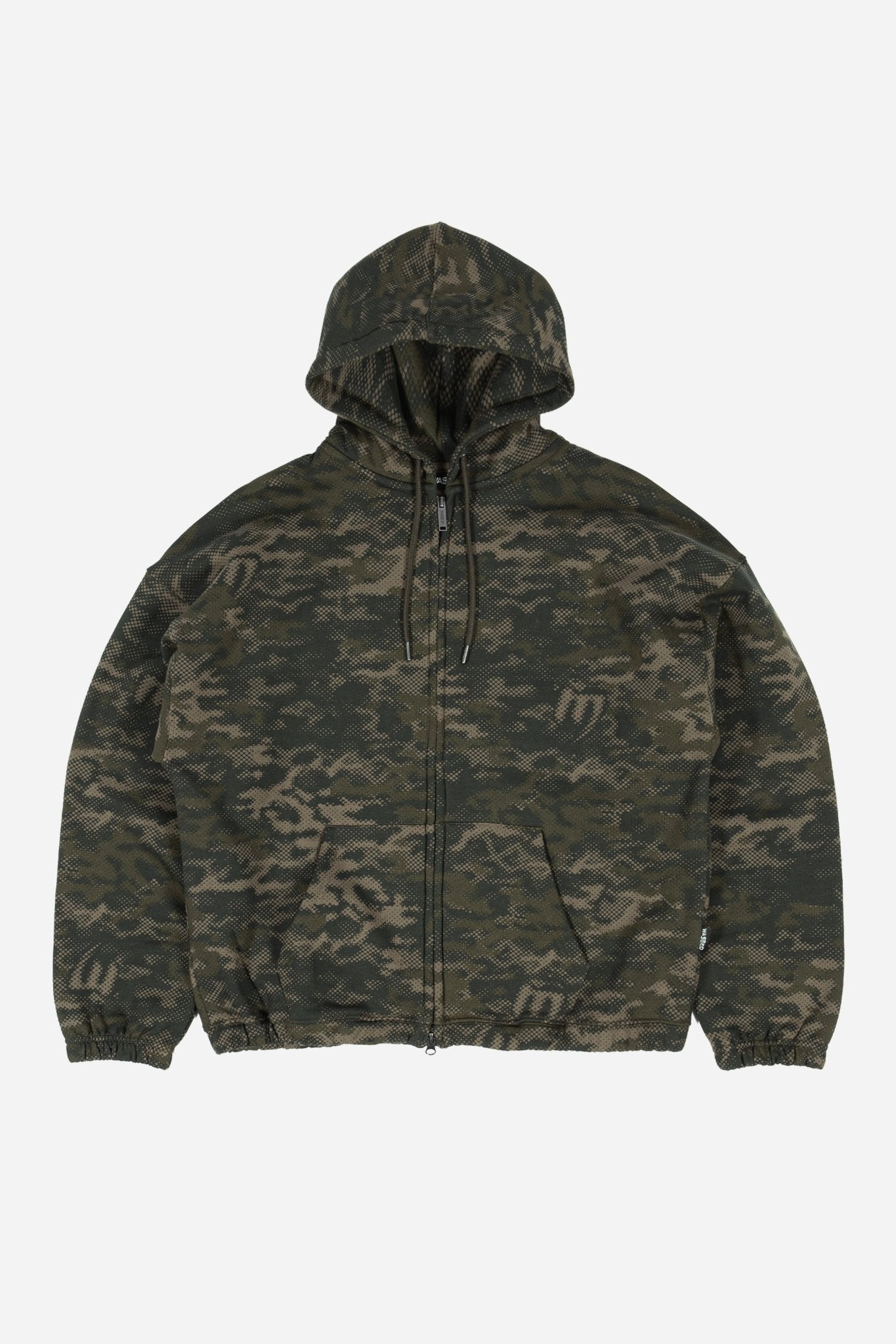 Hoodie Zip Boxy Digicamo - WASTED PARIS