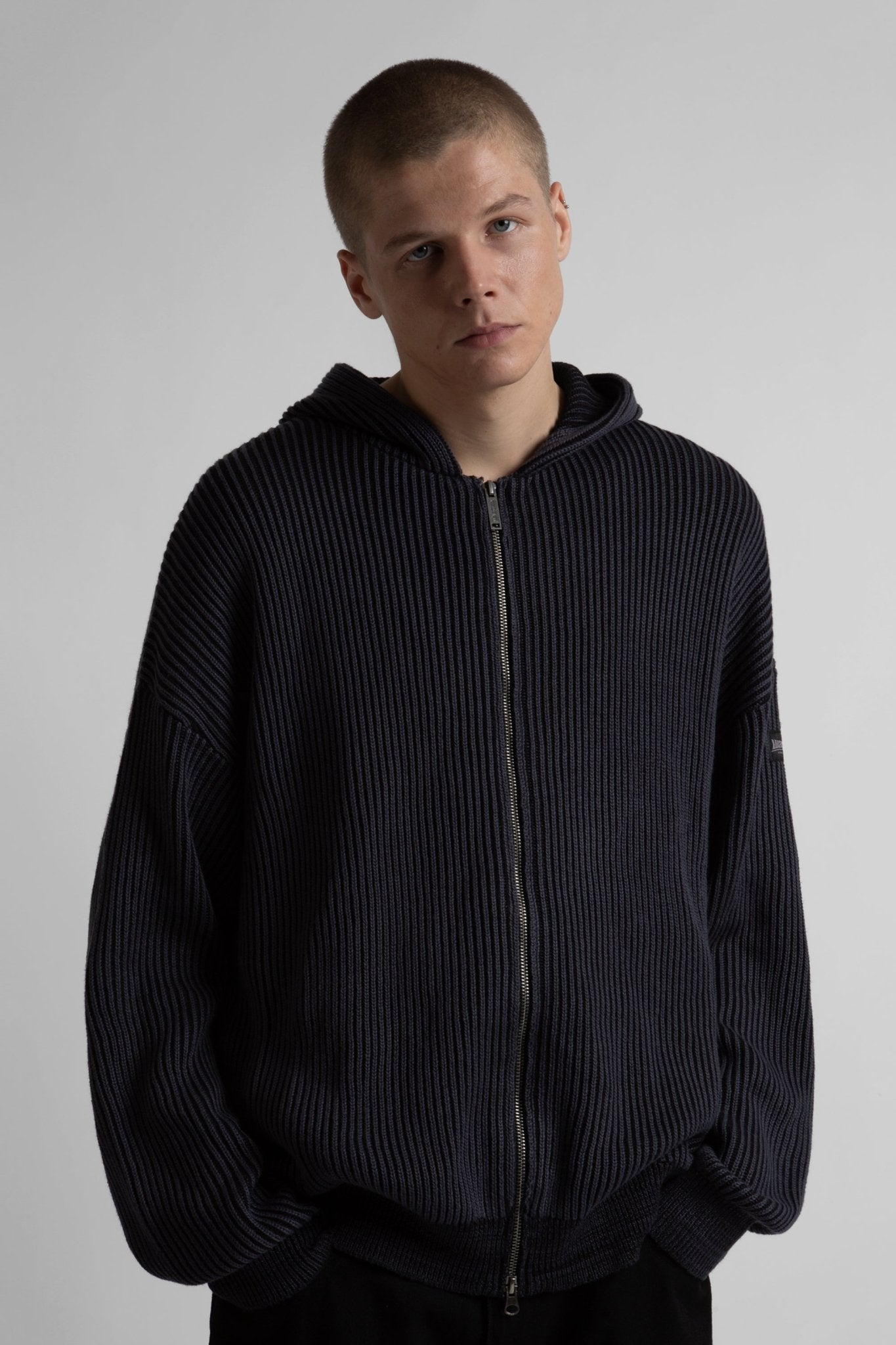 Hoodie Zip Knit Pusher - WASTED PARIS