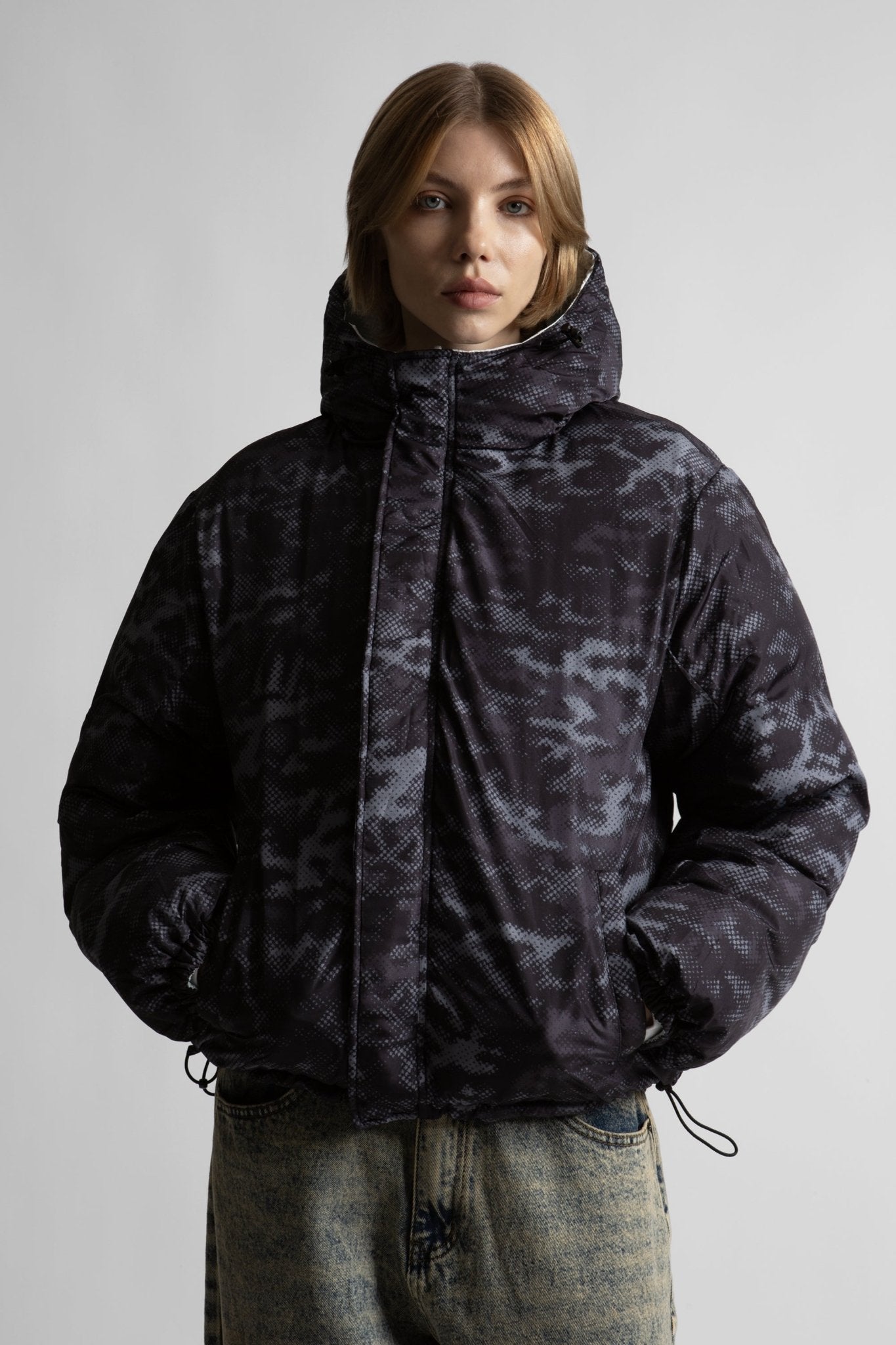 Puffer Réversible Digicamo - WASTED PARIS