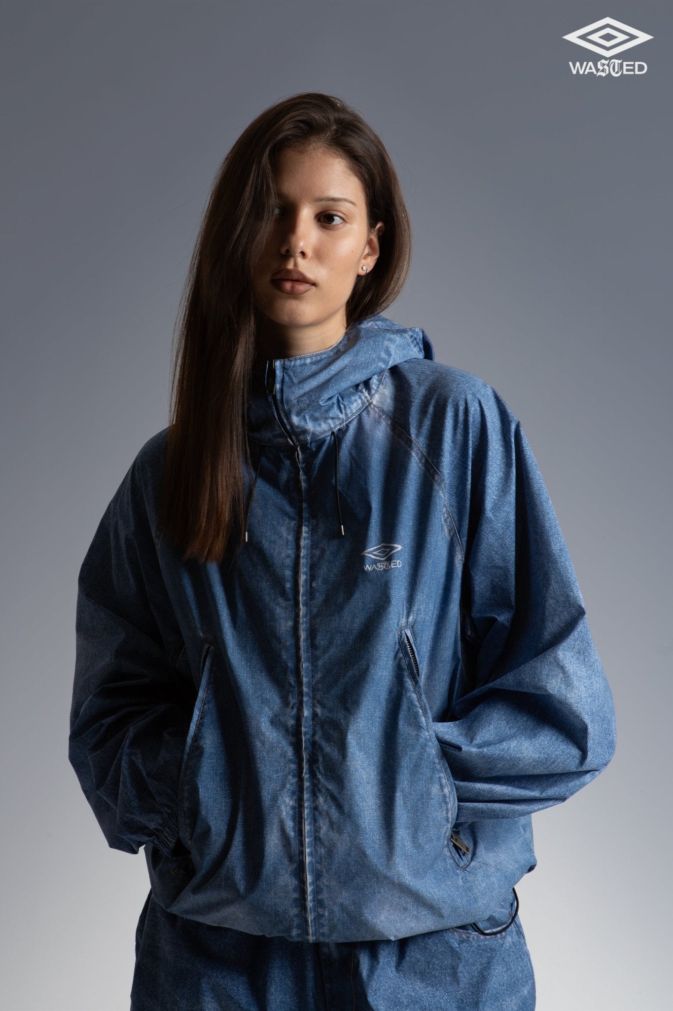 Windbreaker Trompe l'Oeil Wasted x Umbro - WASTED PARIS