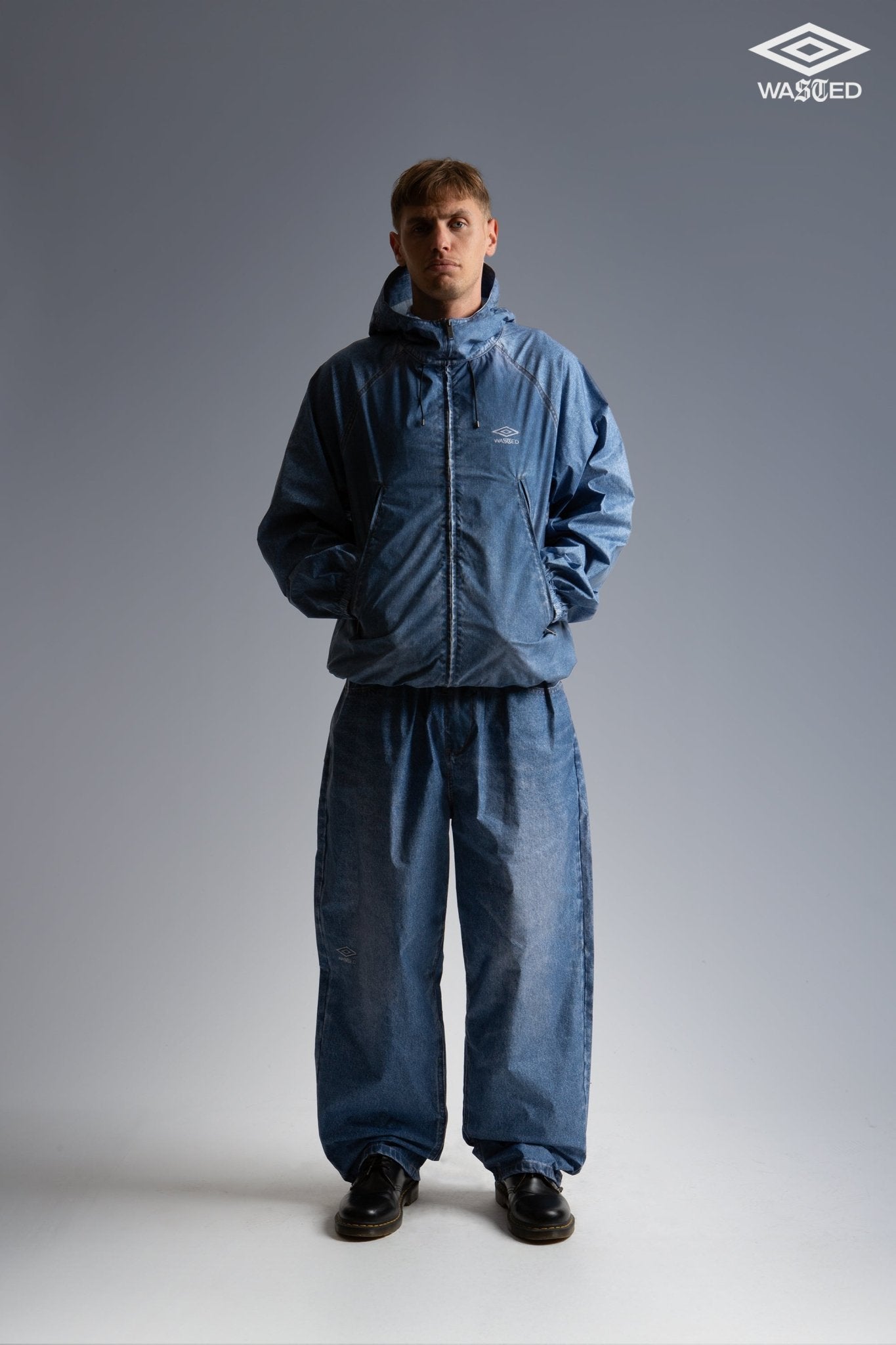 Windbreaker Trompe l'Oeil Wasted x Umbro - WASTED PARIS