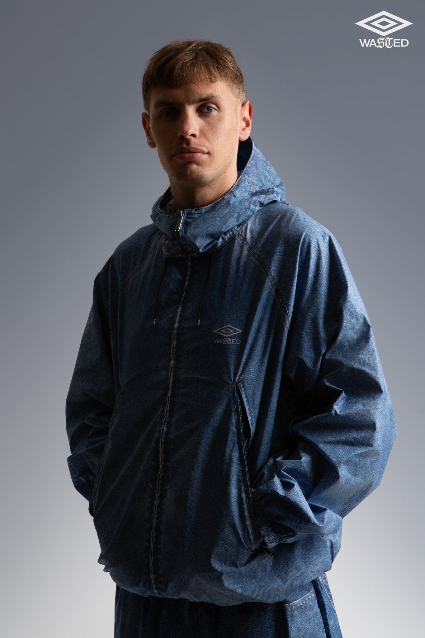 Windbreaker Trompe l'Oeil Wasted x Umbro - WASTED PARIS
